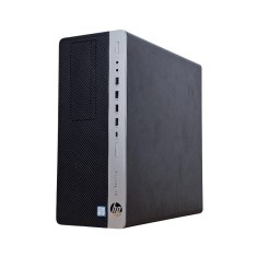 Unitate PC Second Hand, HP ELITEDESK 800 G3 TOWER, Procesor I5 6500, Memorie RAM 8 GB, SSD 256 GB NVME, Windows 10 Pro, DVD/RW
