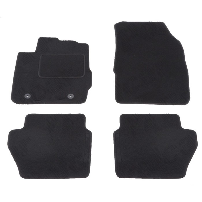 Set covorase auto mocheta Velor FORD FIESTA (JA8), 09.2008-12.2017, negru,