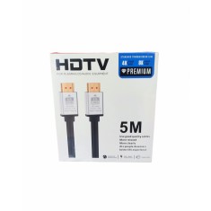 Cablu HDTV 2.0, High-Speed, 4K 8K, negru argintiu, tata-tata, aurit, 5m