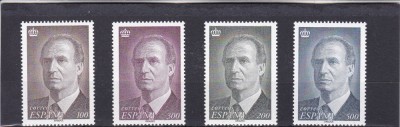 SPANIA 1996 REGELE JUAN CARLOS I SERIE MNH foto