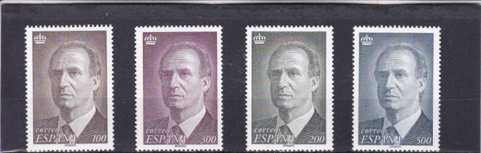 SPANIA 1996 REGELE JUAN CARLOS I SERIE MNH