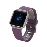 Cumpara ieftin Bratara siliconica Edman pentru Fitbit Blaze, marimea L, Mov