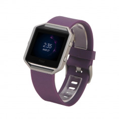 Bratara siliconica Edman pentru Fitbit Blaze, marimea L, Mov