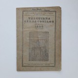 Talcuirea Sarbatorilor pe anul 1950, Tiparit la Tipografia Arhidiecezana Caransebes / Timisoara / Banat