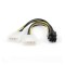 CABLU alimentare GEMBIRD, adaptor Molex la PCI-E, 2 x Molex la 1 CABLU alimentare GEMBIRD, adaptor Molex la PCI-E, 2 x Molex la 1x 6 pin PCI-E