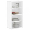 Gossi dulap lateral &bdquo;odda&rdquo; alb 40x24x79 cm, lemn masiv de pin