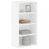 vidaXL Dulap lateral &bdquo;ODDA&rdquo; alb 40x24x79 cm, lemn masiv de pin