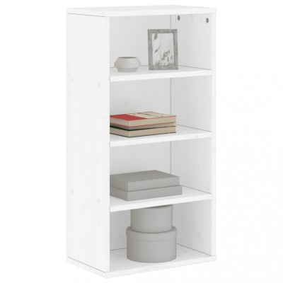 vidaXL Dulap lateral &amp;bdquo;ODDA&amp;rdquo; alb 40x24x79 cm, lemn masiv de pin foto
