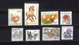 Lot 8 Timbre Vechi Cehia - Cai, Flori, Craciun, Sf Venceslau, Hradec Kralove -A444