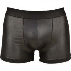 Boxeri barbati din microfibra lucioasa - S - Negru