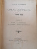 V. Alecsandri - Opere complete - Poesii , Doine si lacrimioare ,1896, dedicatie