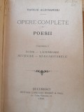 V. Alecsandri - Opere complete - Poesii , Doine si lacrimioare ,1896, dedicatie