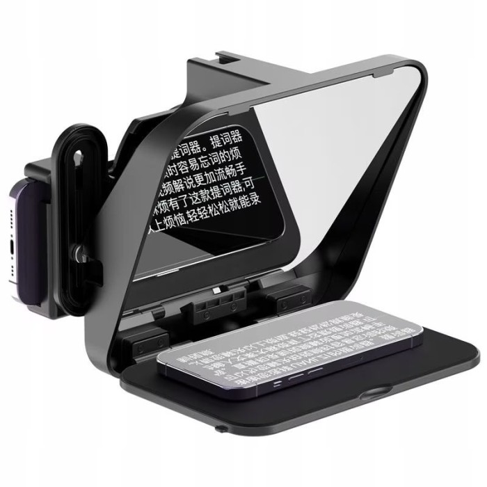 Teleprompter Ulanzi RT02 pentru smartphone si tableta pana la 6 inch, pentru camere DSLR