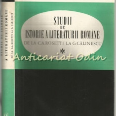 Studii De Istorie A Literaturii Romane - Ovidiu Papadima - Tiraj: 7920 Exemplare