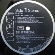 Rick Springfield - Working Class Dog (Vinyl)