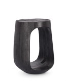 Cumpara ieftin Masuta lemn mango negru Lopez 33x45 cm