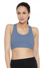 Bustiera sport femei Reebok Re Tough Bra Albastru foto