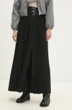 Answear Lab fustă culoarea negru, midi, evazati