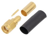 Conector SMA tată drept 50&Omega; RADIALL R125-075-000 pentru cablu RG141 RG58