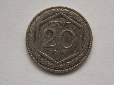 20 CENTESIMI 1918 ITALIA foto