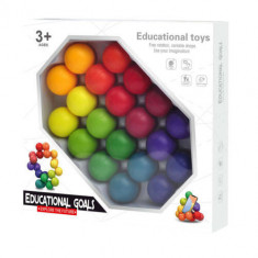 Jucarie educativa antistres Art Ball Puzzle foto