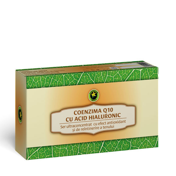 Set coenzima q10&amp;acid hialuronic 12bucx2ml