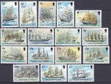 DB1 Corabii Vapoare care au trecut Capul Horn 1989 - 1990 Falkland 16 v. MNH, Nestampilat