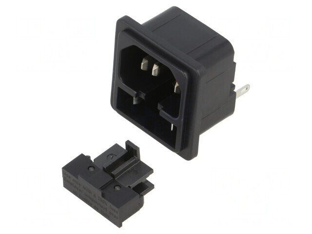 Conector alimentare AC tată 10A 250V