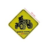 Sticker &amp;quot;Rider Inside&amp;quot; ATV model 1
