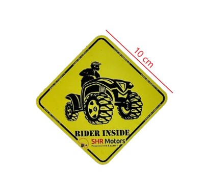 Sticker &amp;quot;Rider Inside&amp;quot; ATV model 1 foto