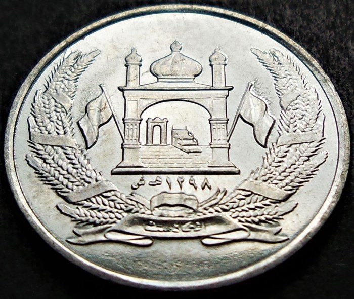 Moneda exotica 2 AFGHANIS - AFGANISTAN, anul 2004 *cod 2569 A = UNC