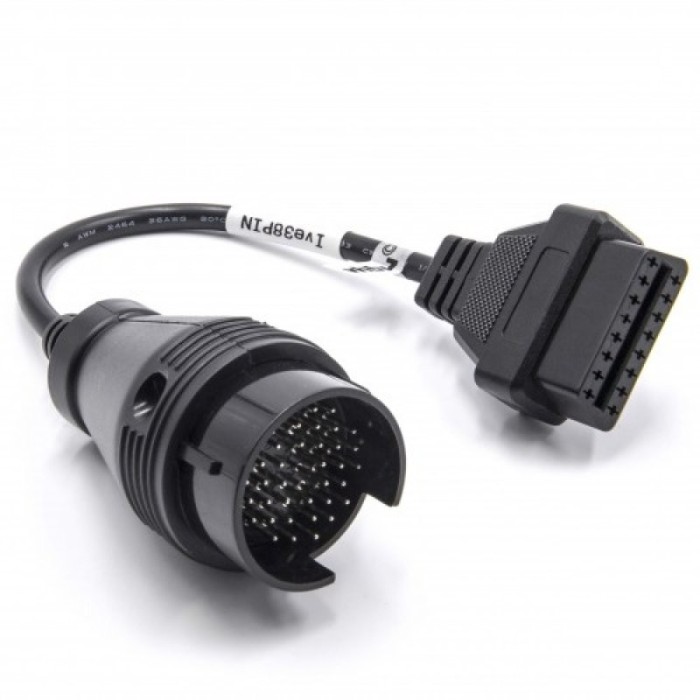 Obd2 service-adapter pentru iveco 38pin, , Obd2 service-adapter pentru iveco 38pin, ,