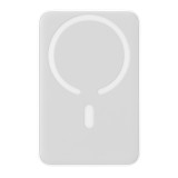 Baseus - Power Bank Magnetic Mini (PPCX070002) - USB-C, MagSafe, 10000mAh, 20W, with Cable Type-C, 60W, 30cm - White