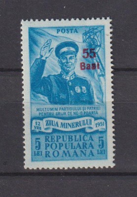 ROMANIA 1952 LP. 313 MNH foto