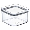 Recipient Depozitare Cereale, 500ml, Transparent, Plastic, Capac Albastru, Oem
