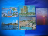 HOPCT LOT NR 834 SATURN -LITORAL-CT-5 CARTI POSTALE-RSR-CIRCULATE, Circulata, Printata, Constanta