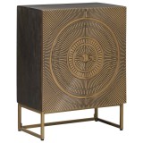 vidaXL Bufet Alamă 53,5 x 30 x 70 cm 42020071