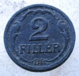 1.438 UNGARIA WWII 2 FILLER 1944 BP, Europa, Zinc