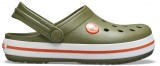 Saboti Crocs Crocband Kids Verde - Army Green/Burnt Sienna