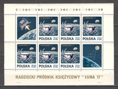 Polonia.1971 Cosmonautica-Bl. MP.89 foto