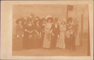 HST P1278 Poză nuntă ante 1918 Transilvania foto