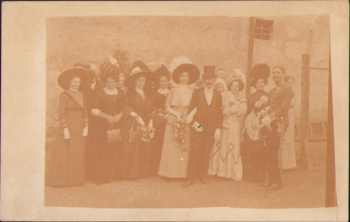 HST P1278 Poză nuntă ante 1918 Transilvania