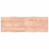 Cumpara ieftin Blat masă, 180x60x(2-4) cm, maro, lemn tratat contur organic