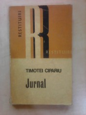Jurnal - TIMOTEI CIPARIU foto