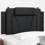 VidaXL Pernă pentru tăblie pat, negru, 100 cm, piele artificială