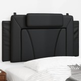 vidaXL Pernă pentru tăblie pat, negru, 100 cm, piele artificială