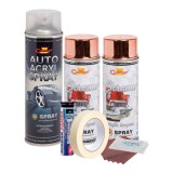 Cumpara ieftin Kit complet reparatie si vopsire jante culoare Cupru Metalic, V2