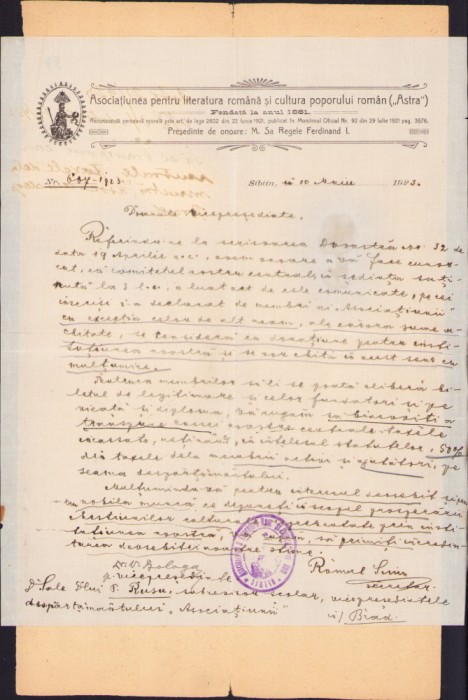 HST A2019 Act ASTRA Sibiu 1923