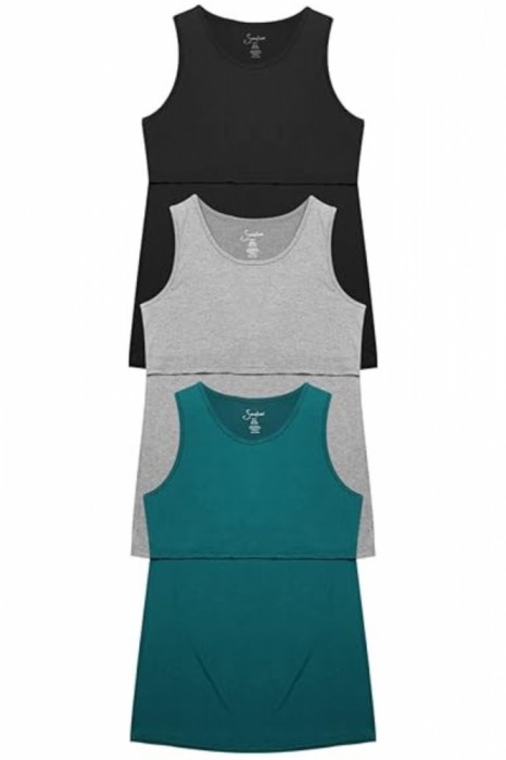 Set 3 Topuri pentru Lauze, Mamici si Gravide, fara Maneci, pentru Alaptare si Sarcina, Confortabile si Elastice, Negru, Verde, Gri Deschis, XL Gri XL