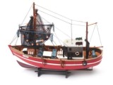 Cumpara ieftin Machetă Navă de Pescuit Sylt CUX87 &ndash; Realizată Manual &ndash; 46 cm